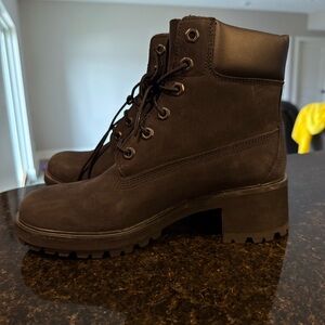 Timberland Women's Black Combat Boots